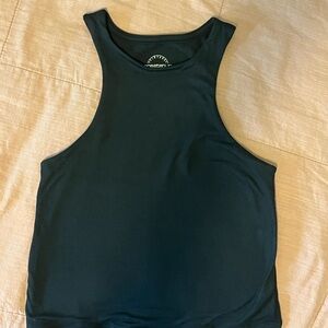 One Step Ahead Black Tank Top Essential